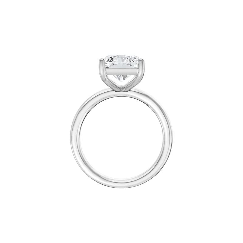 Lab Grown Diamond Radiant-Cut Solitaire Ring in Platinum &#40;5 ct.&#41; – Image 2 of 4