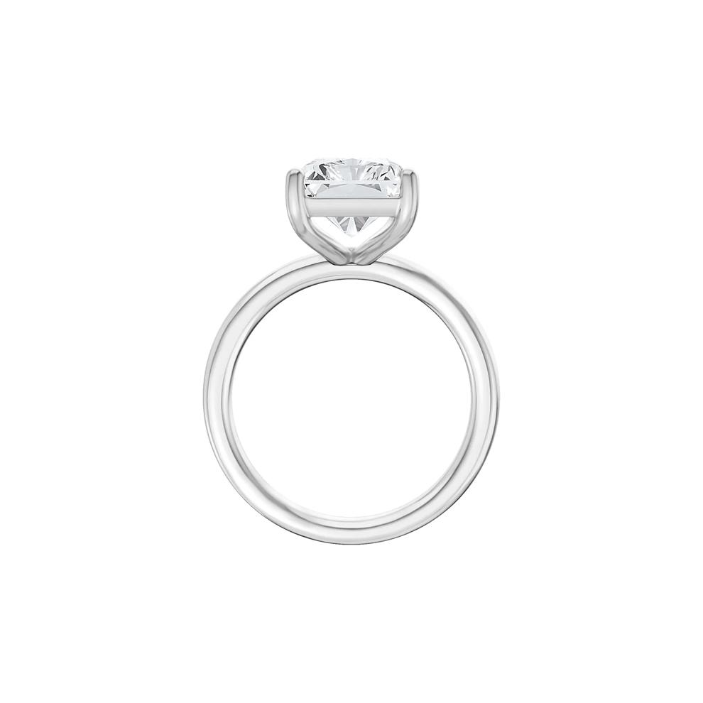 Lab Grown Diamond Radiant-Cut Solitaire Ring in Platinum (5 ct.) – Image 2 of 4