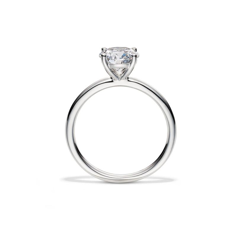 Lab Grown Diamond Solitaire Round Engagement Ring in 14K White Gold &#40;1 1/2 ct.&#41; – Image 2 of 4