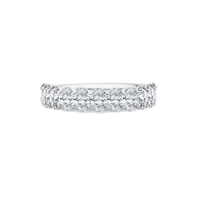 Lab Grown Diamond Oval Anniversary Band in 14K White Gold (2 ct. tw.)
