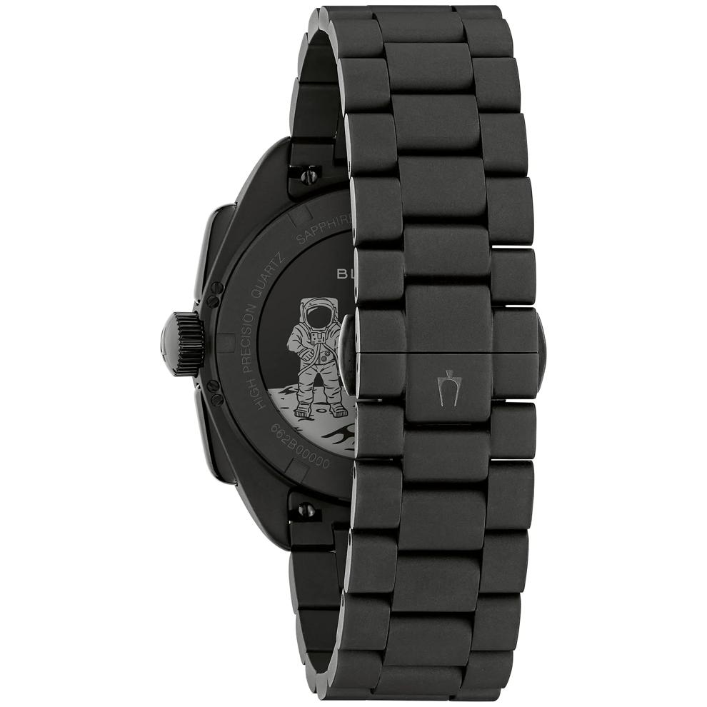 Men's Limited Edition Lunar Pilot Chrono Watch in Black Tone Stainless Steel – Image 3 of 4