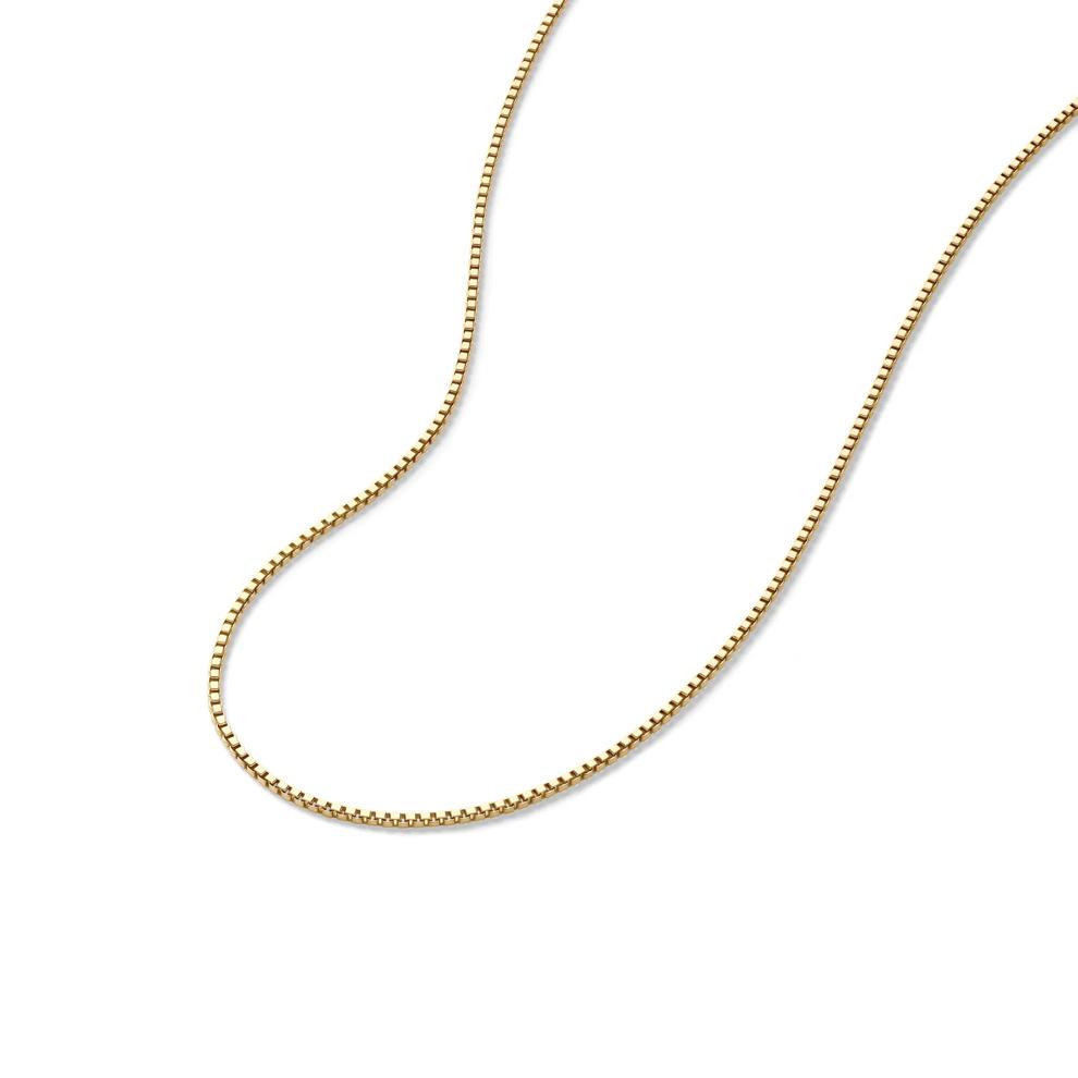 Box Chain in 14K Yellow Gold, 18" – Image 4 of 4