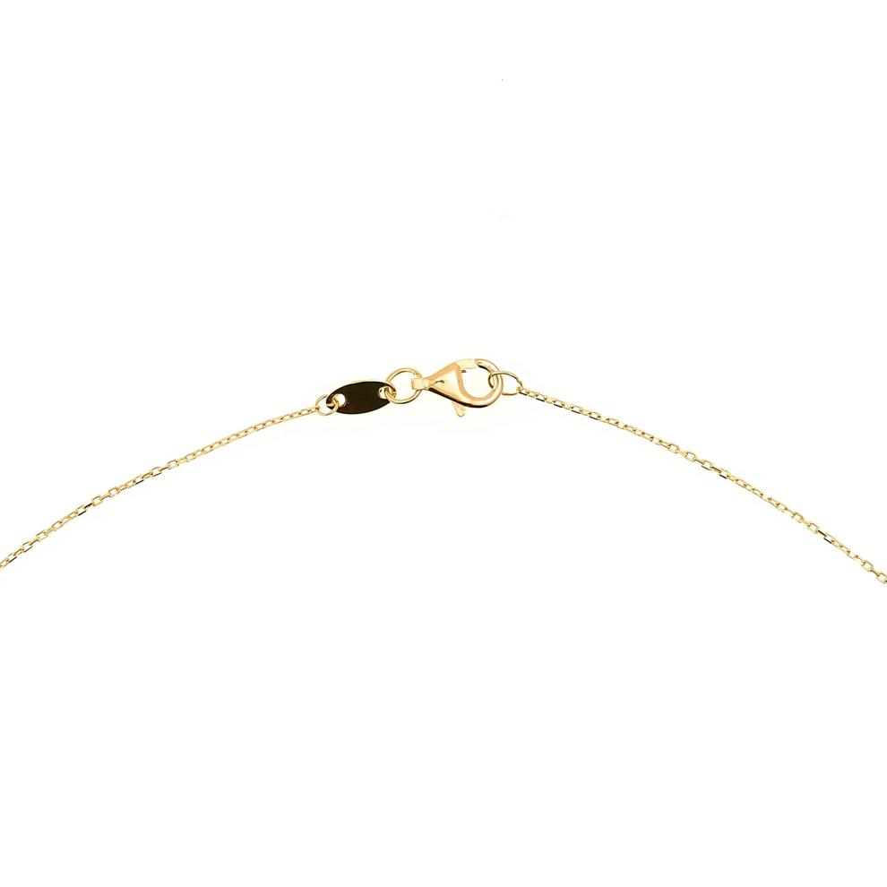 Diamond-Cut Heart Necklace in 14K White and Yellow Gold – Image 4 of 4