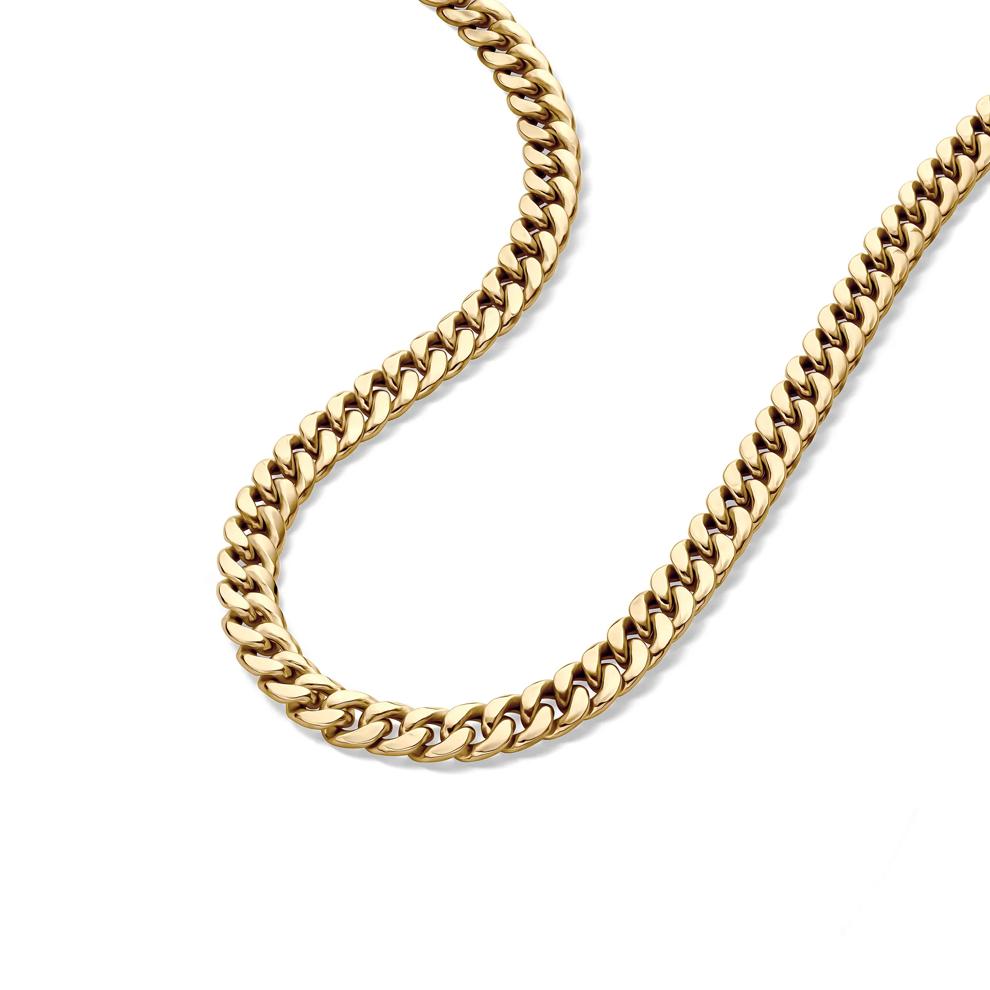 Miami Cuban Link Chain in 14K Yellow Gold, 22" – Image 4 of 6