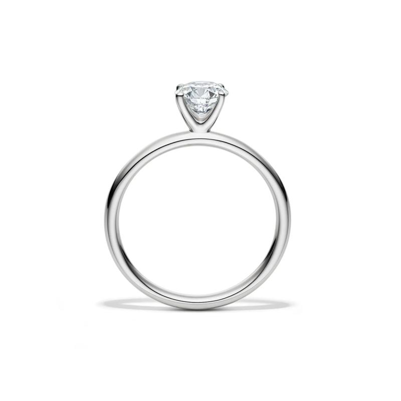 Diamond Round Brilliant Cut Solitaire Engagement Ring in 14K White Gold &#40;3/4 ct.&#41; – Image 2 of 5