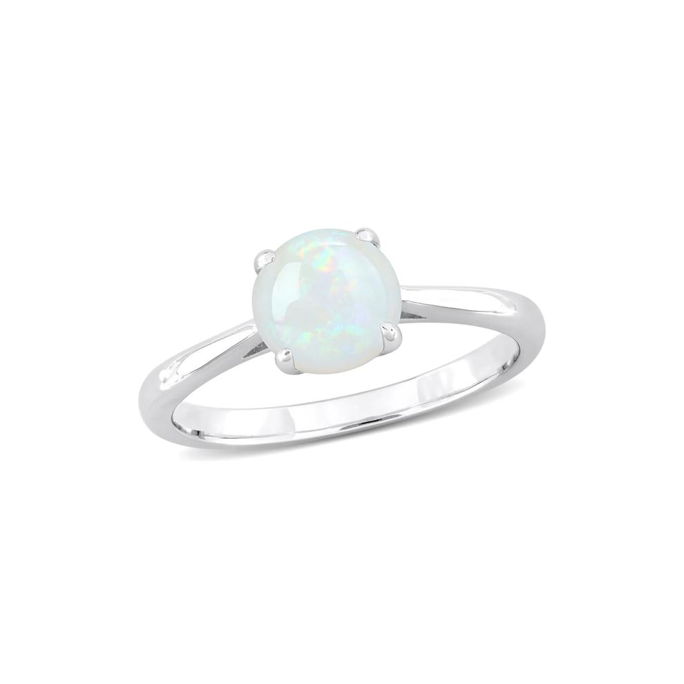 Opal Ring in Sterling Silver – Image 4 of 6