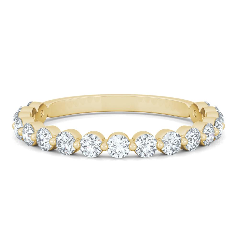 Lab Grown Diamond Wedding Band in 14K Yellow Gold (1/2 ct. tw.) – Image 1 of 4