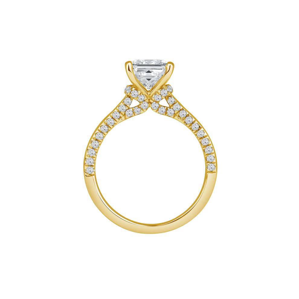 Abigail Lab Grown Diamond Engagement Ring in 14K Yellow Gold (2 ct. tw.) – Image 2 of 5