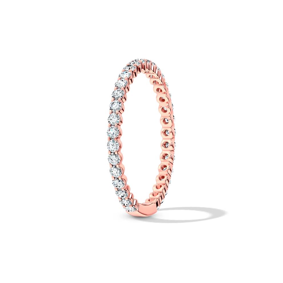 Lab Grown Diamond Sizeable Eternity Band in 14K Rose Gold (1/2 ct. tw.) – Image 3 of 4