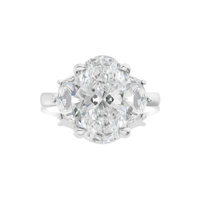 Penelope Lab Grown Diamond Engagement Ring in 14K White Gold (5 7/8 ct. tw.) 