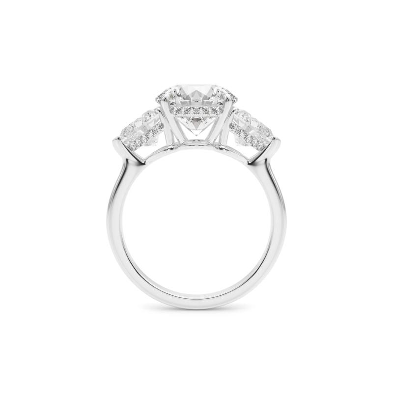 Lab Grown Diamond Engagement Ring in Platinum &#40;5 ct. tw.&#41; – Image 2 of 5