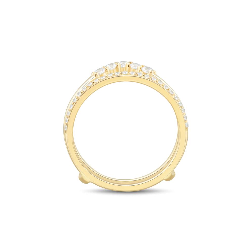 Diamond Chevron Insert in 14K Yellow Gold (1/4 ct. tw.) – Image 3 of 3