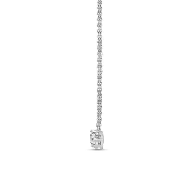 Lab Grown Diamond Three-Stone Necklace in 14K White Gold &#40;1 ct. tw.&#41; – Image 2 of 3