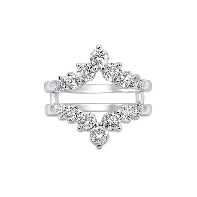 Lab Grown Diamond Contour Ring Enhancer in 14K White Gold (1 1/2 ct. tw.) – Image 1 of 3