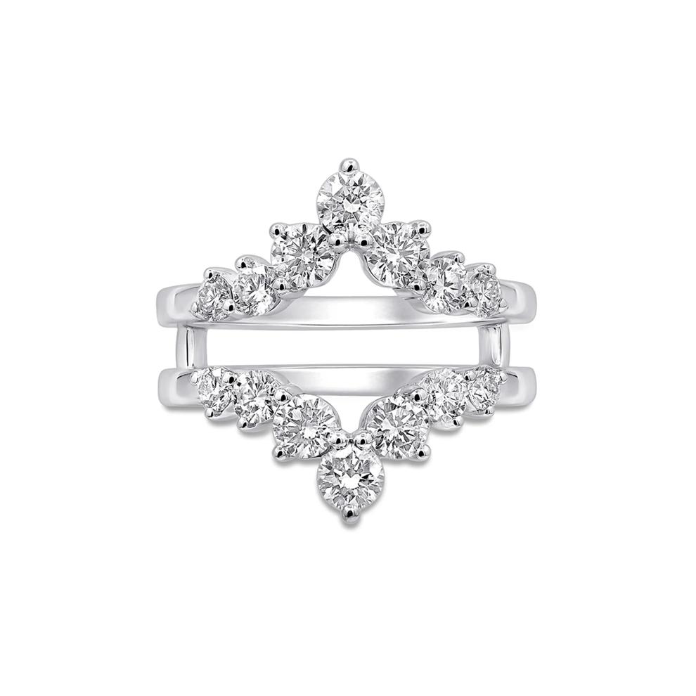 Lab Grown Diamond Contour Ring Enhancer in 14K White Gold (1 1/2 ct. tw.) – Image 1 of 3
