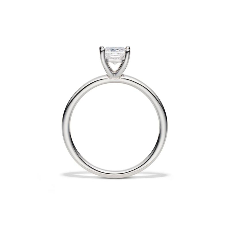 Lab Grown Diamond Princess-cut Solitaire Engagement Ring in 14k White Gold &#40;3/4 ct.&#41; – Image 2 of 4