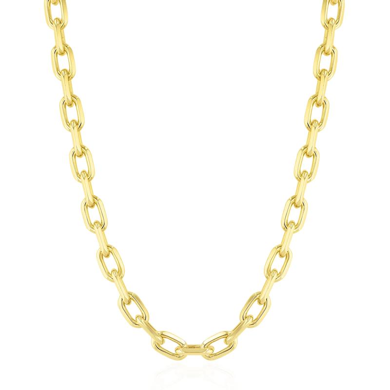 Men&#39;s Anchor Chain in Vermeil, 3.0MM, 20&quot; – Image 1 of 3