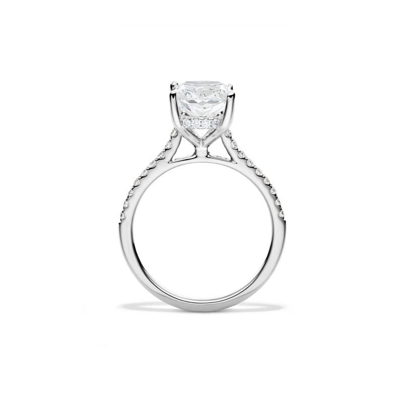 Lab Grown Diamond Wedding Set in 14K White Gold &#40;3 &frac12; ct. tw.&#41; – Image 2 of 6