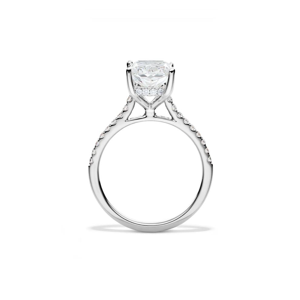 Lab Grown Diamond Wedding Set in 14K White Gold (3 &frac12; ct. tw.) – Image 2 of 6