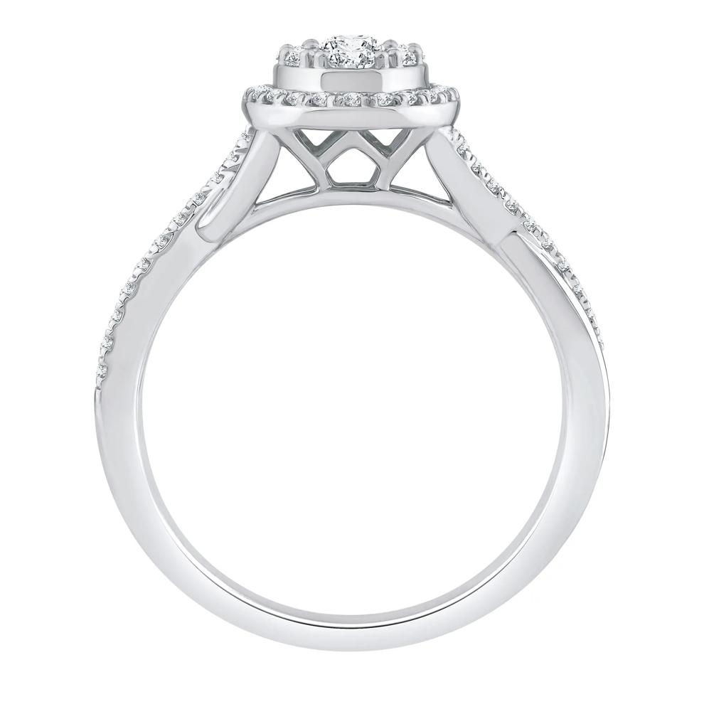 Composite Engagement Ring in 14K White Gold (1/2 ct. tw.) – Image 2 of 3
