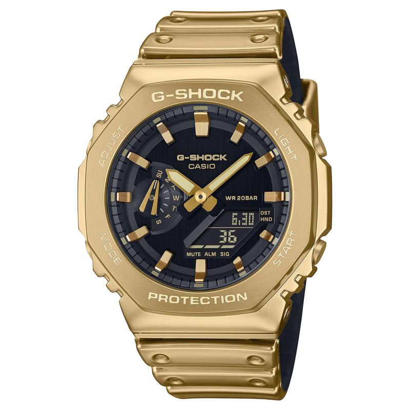 Men&#39;s G-Steel Watch in Yellow Gold-Tone Ion-Plated Stainless Steel, 45MM – Image 1 of 3