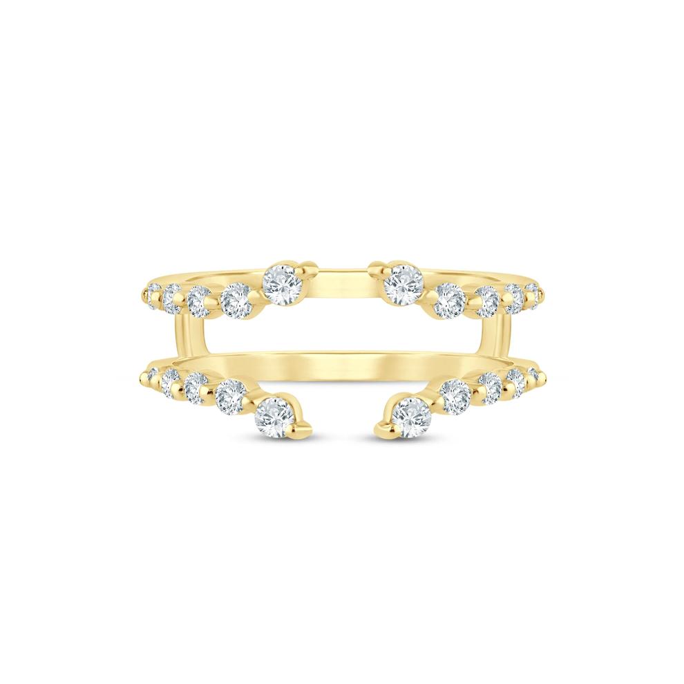 Lab Grown Diamond Open RIng Insert in 14K Yellow Gold (3/8 ct. tw.) – Image 1 of 3