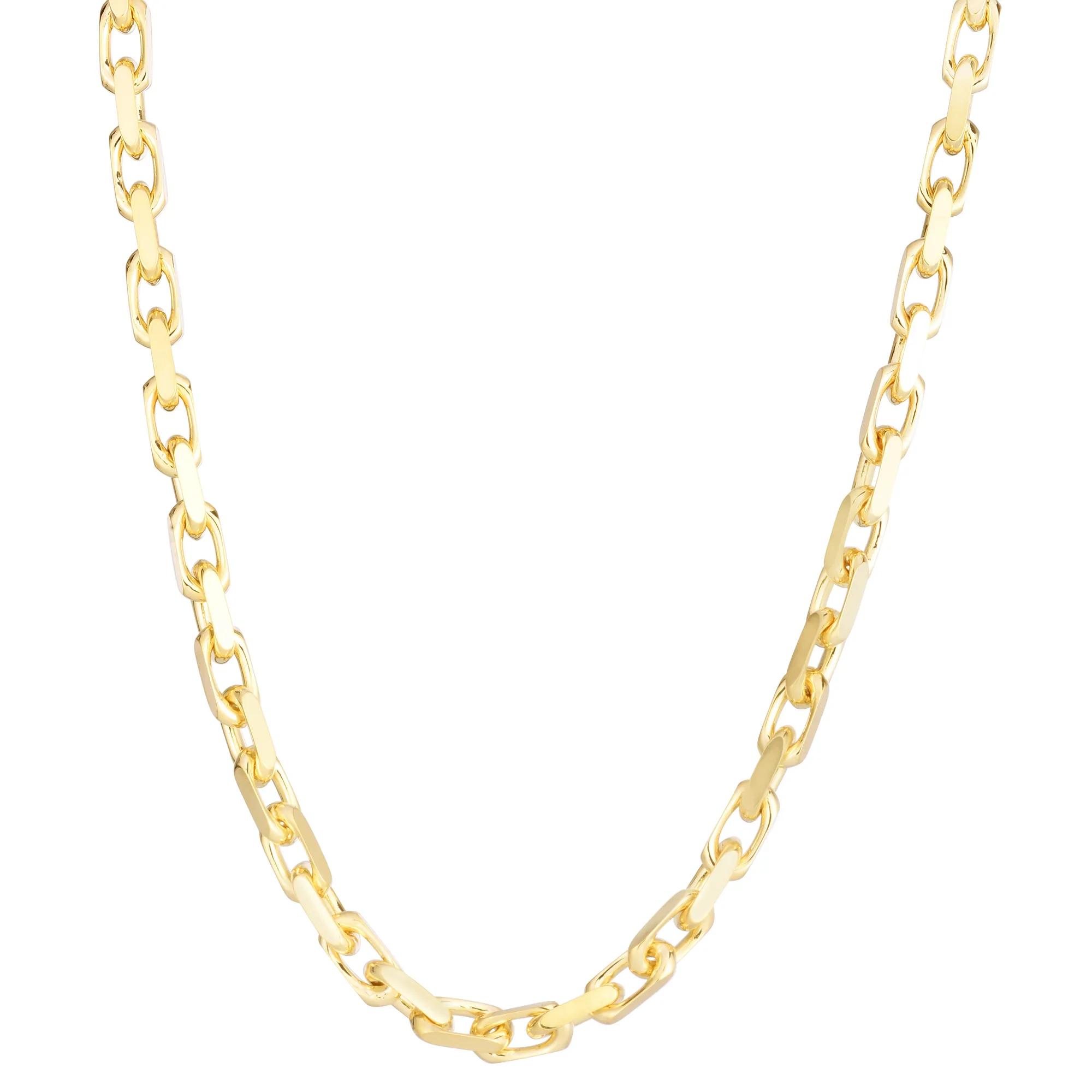 Solid French Cable Chain in 14K Yellow Gold