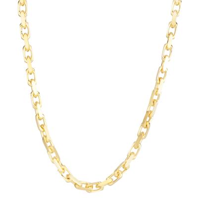 Solid French Cable Chain in 14K Yellow Gold, 4.8MM, 24”
