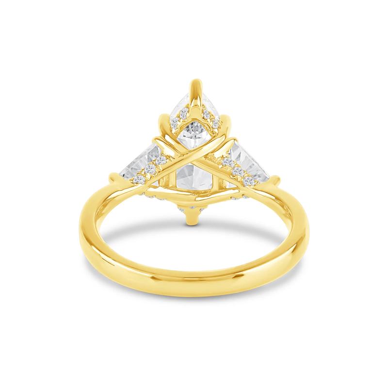 Lab Grown Diamond Emma Marquise Engagement Ring in 14K Yellow Gold &#40;2 1/2 ct. tw.&#41; – Image 4 of 4