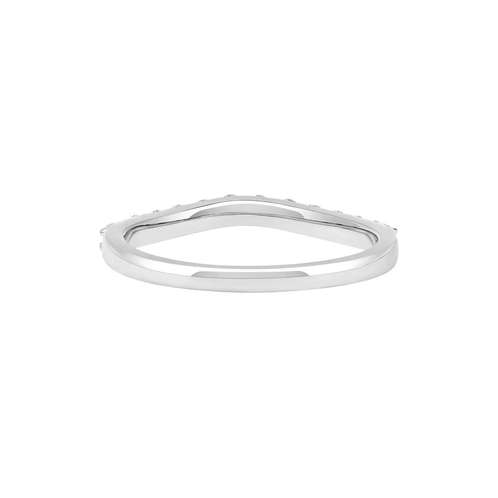 Leila Lab Grown Diamond Contour Band in Platinum (1/3 ct. tw.) – Image 4 of 5