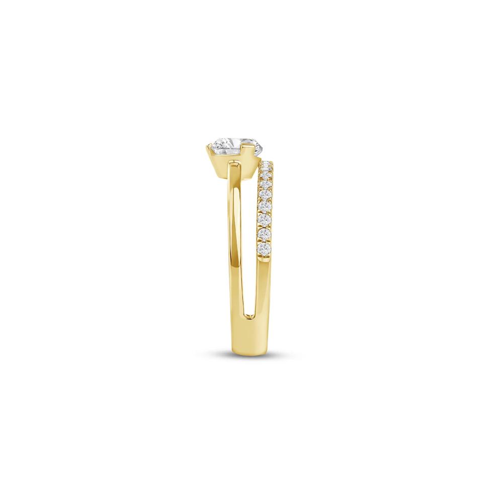 Lab Grown Diamond Multi-Row Ring in 14K Yellow Gold (1 ct. tw.) – Image 3 of 4