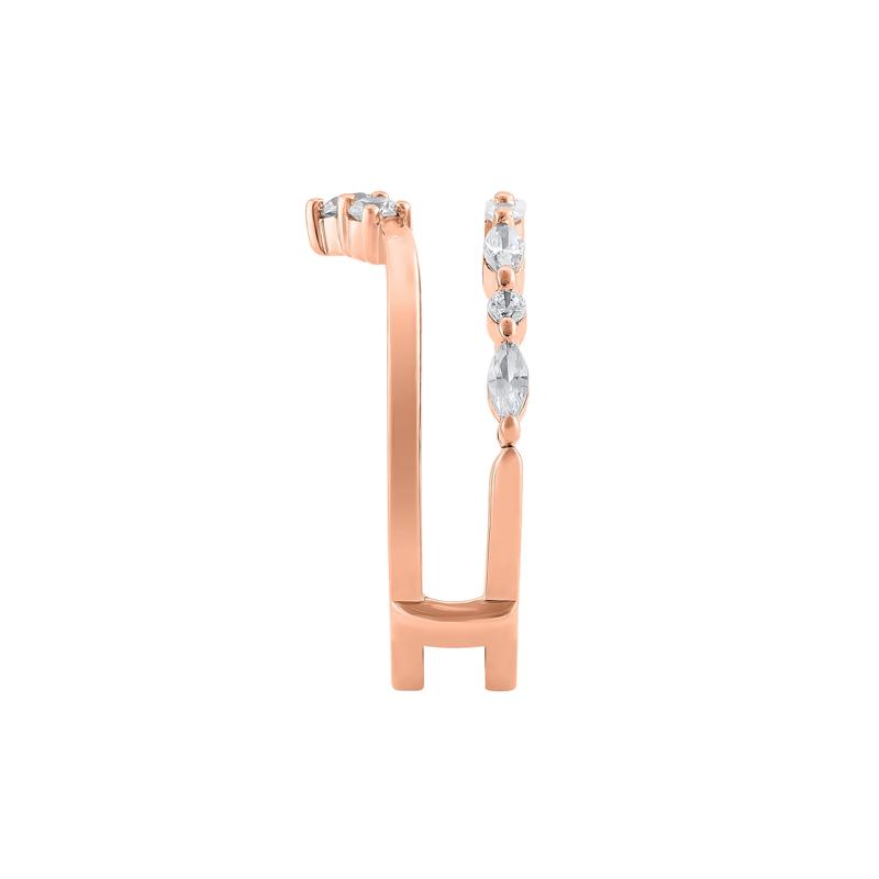Lab Grown Diamond Ring Insert in 14K Rose Gold &#40;1/2 ct. tw.&#41; – Image 3 of 3