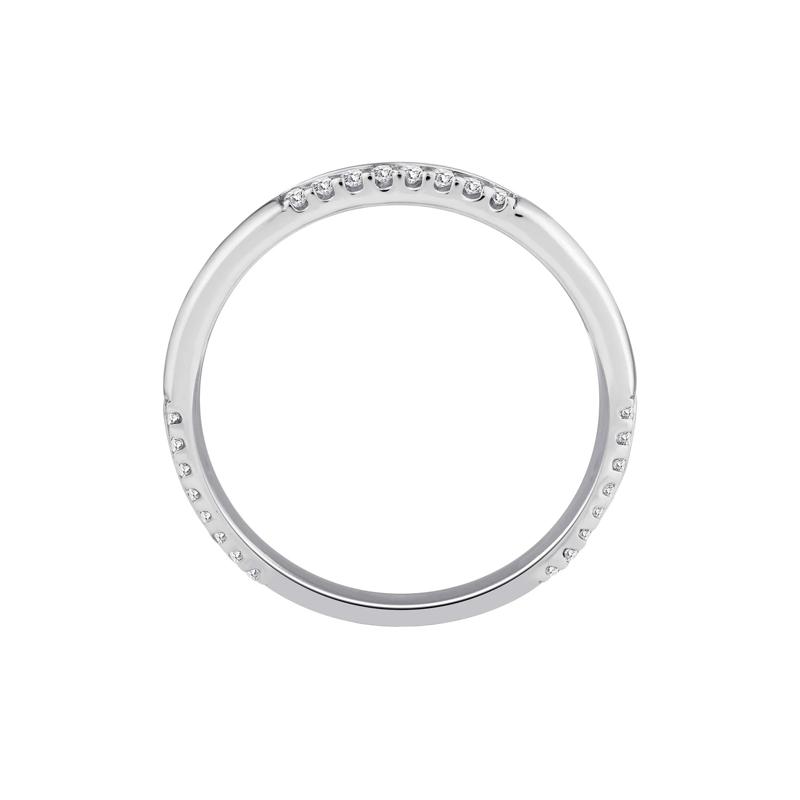 Diamond Stack Band in 10K White Gold &#40;1/4 ct. tw.&#41; – Image 2 of 3