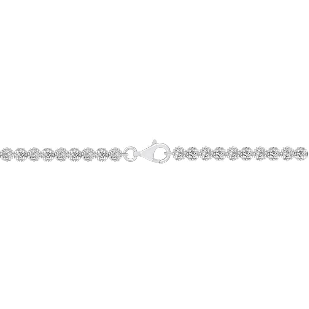 Diamond Necklace in Sterling Silver (1 ct. tw.) – Image 3 of 3