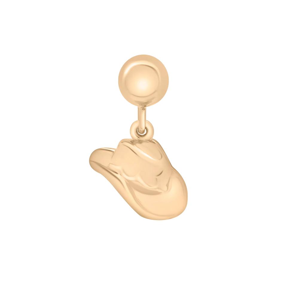 Cowboy Hat Bead Charm in Vermeil – Image 1 of 3