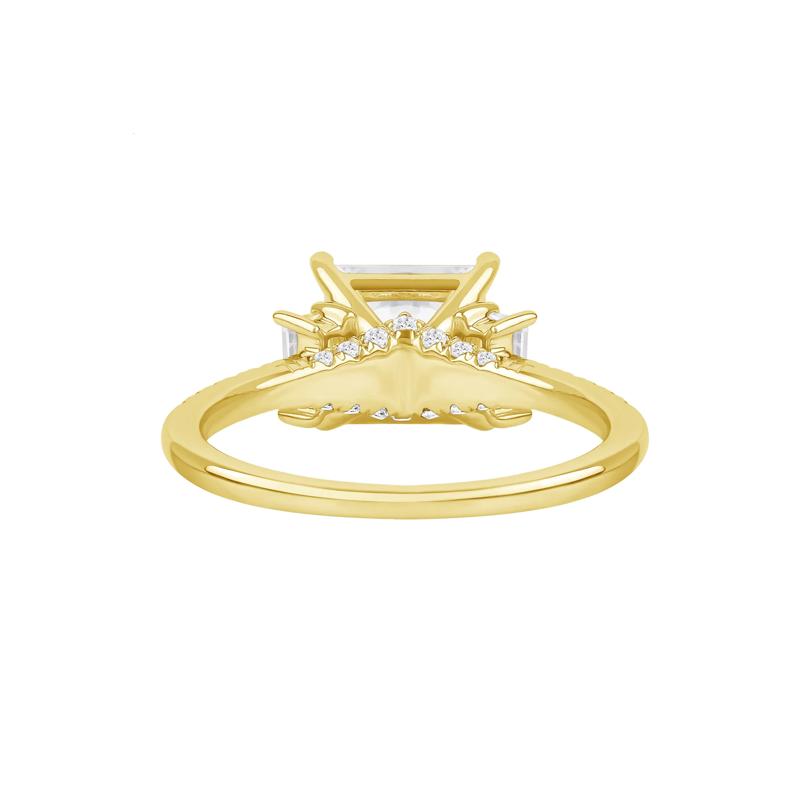 Elena Lab Grown Diamond Engagement Ring in 14K Yellow Gold &#40;3-1/2 ct. tw.&#41; – Image 4 of 5