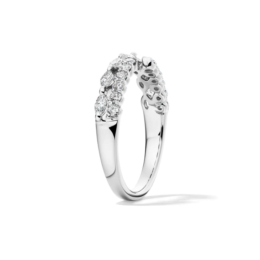 Lab Grown Diamond Open Multi-Row Band in 14K White Gold (1/2 ct. tw.) – Image 3 of 4