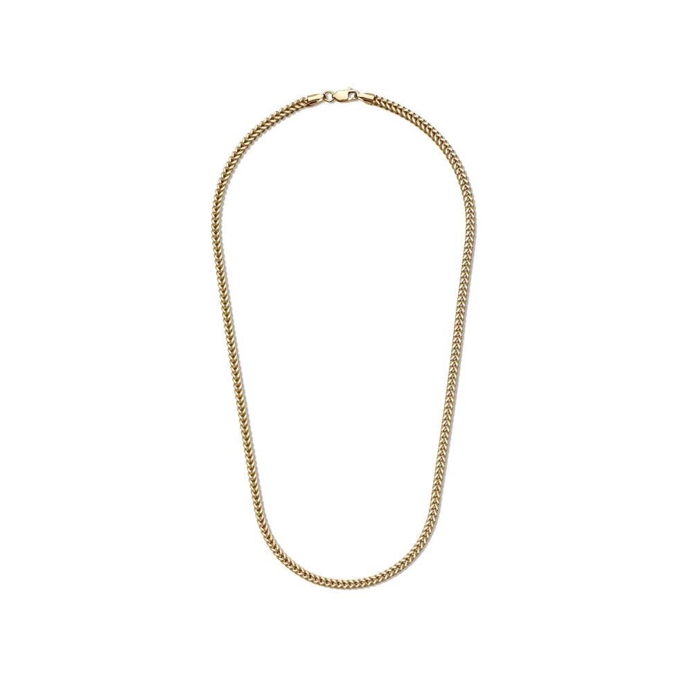 Square Franco Link Chain in 14K Yellow Gold, 3MM, 18&rdquo; – Image 2 of 4