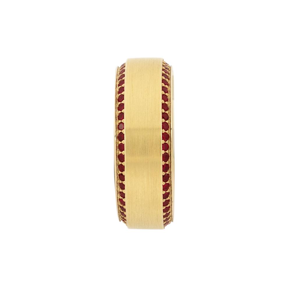 Ruby Eternity Band in 14K Yellow Gold – Image 3 of 3