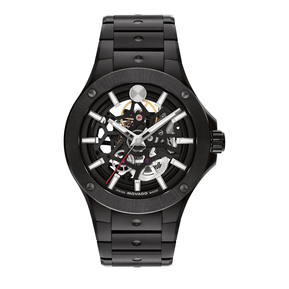 Men's Alta SE Skeleton Watch in Black PVD-Finished Stainless Steel – Image 1 of 3