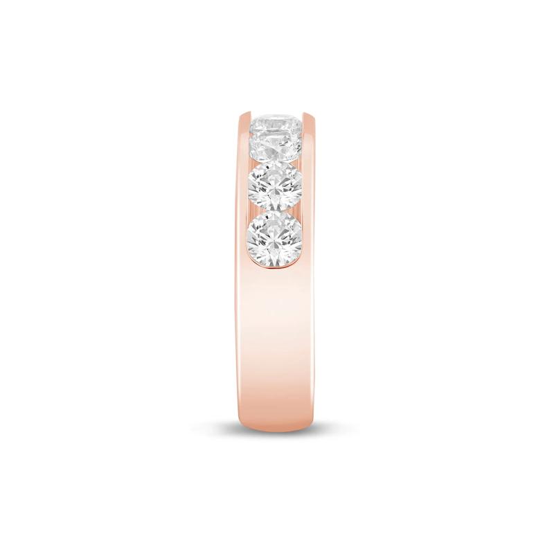 Lab Grown Diamond Channel-Set Band in 14K Rose Gold &#40;2 ct. tw.&#41; – Image 3 of 3