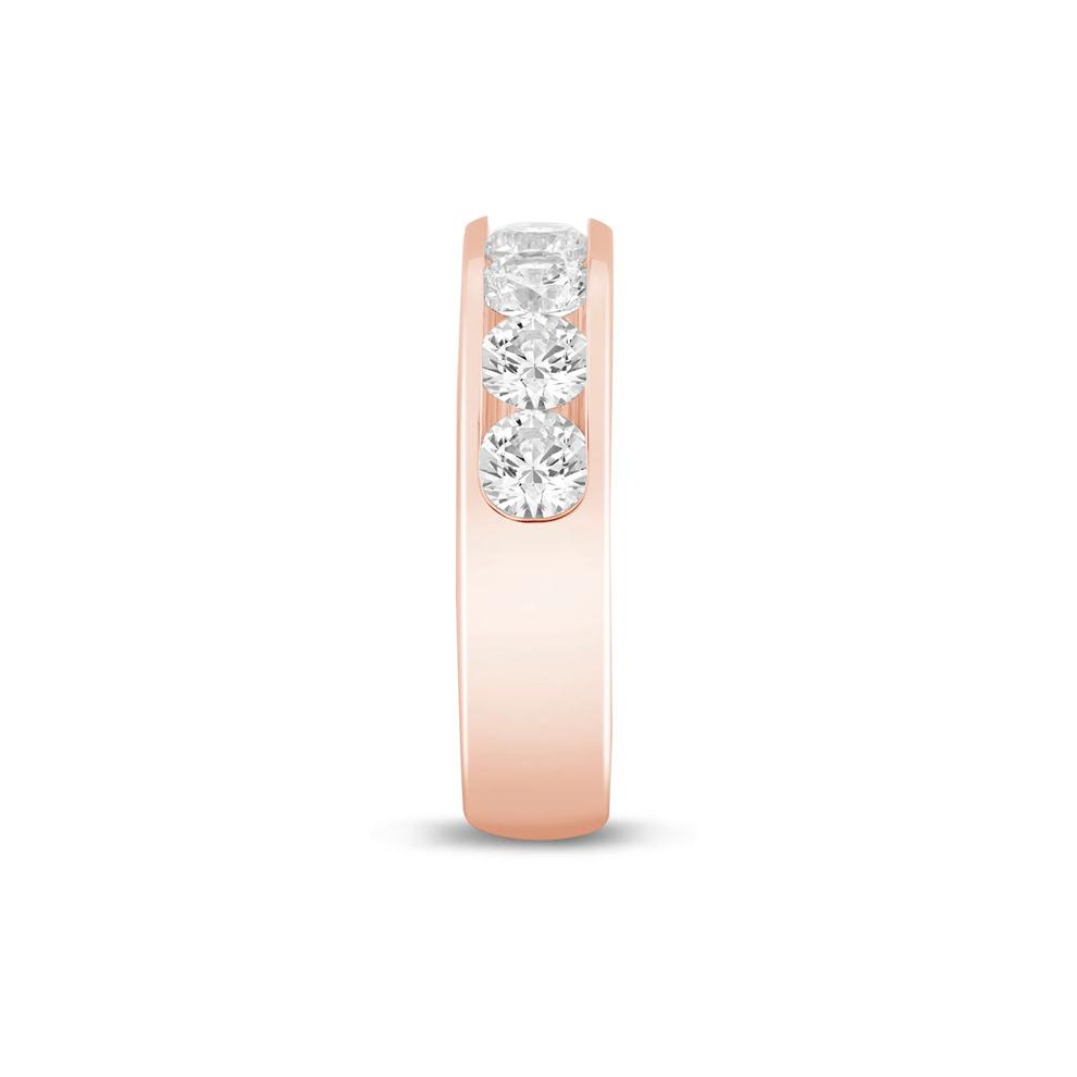 Lab Grown Diamond Channel-Set Band in 14K Rose Gold (2 ct. tw.) – Image 3 of 3