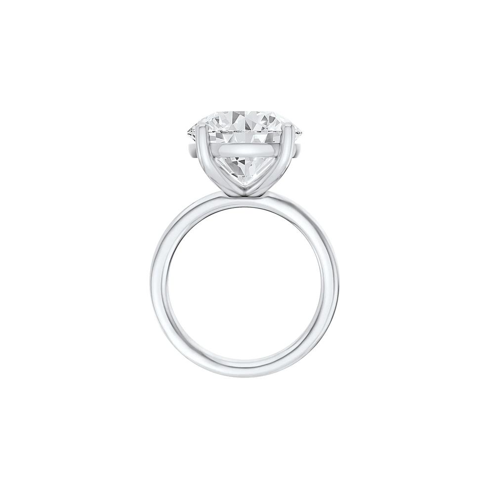 Lab Grown Diamond Round Solitaire Ring in 14K White Gold (7 ct.) – Image 2 of 4