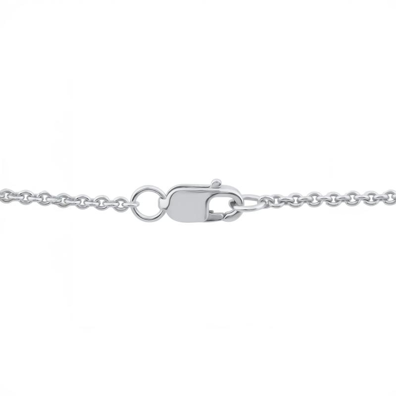 Lab Grown Diamond Round Double-Row Lariat Necklace in 14K White Gold &#40;7 ct. tw.&#41; – Image 3 of 3