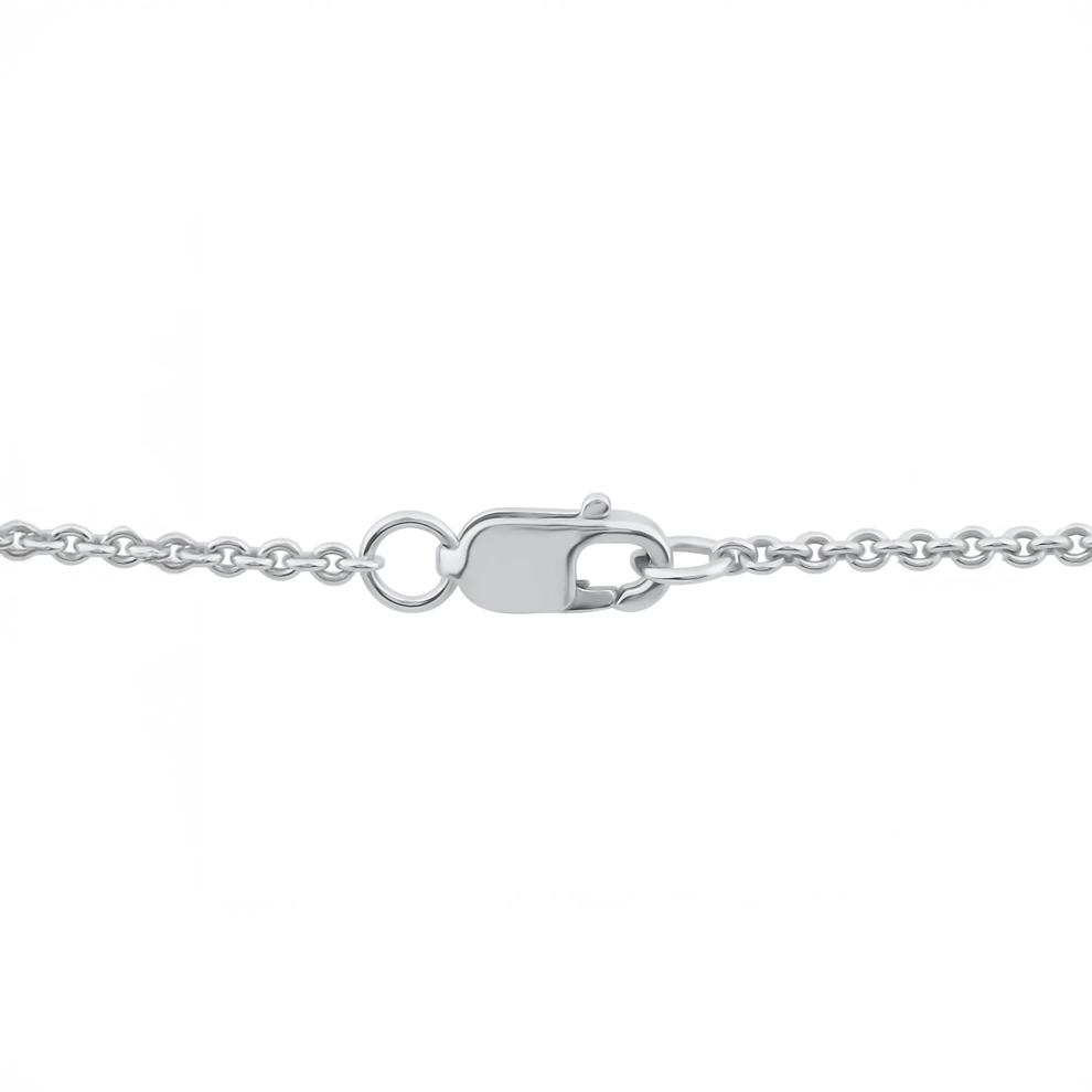 Lab Grown Diamond Round Double-Row Lariat Necklace in 14K White Gold (7 ct. tw.) – Image 3 of 3