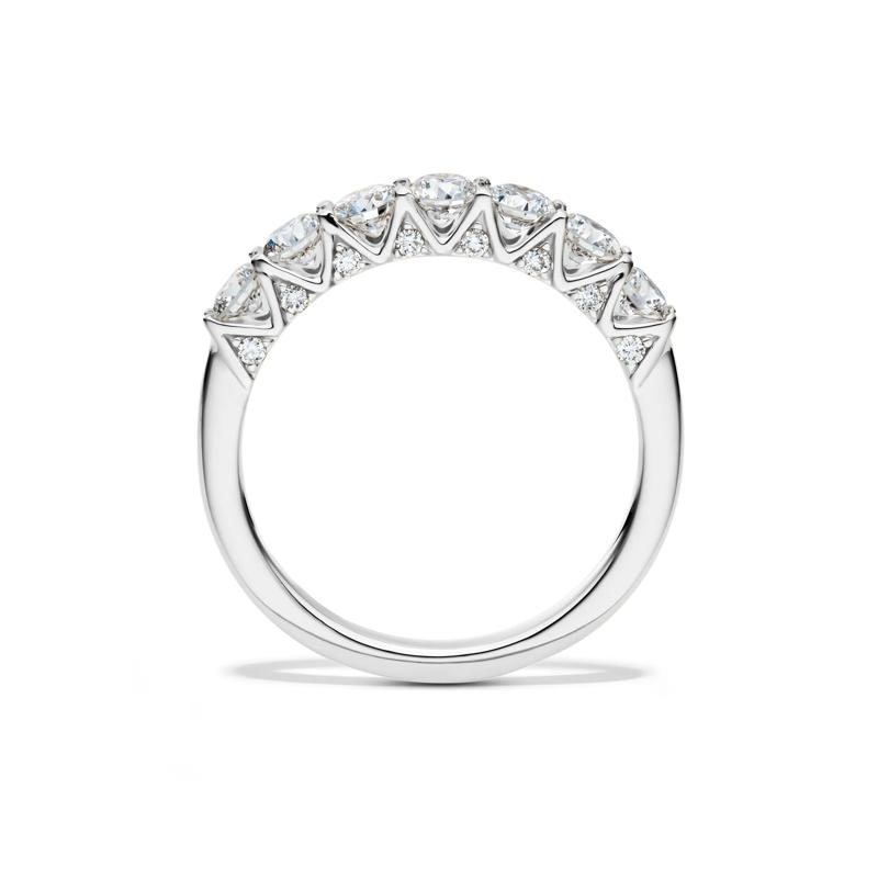 Lab Grown Diamond Seven-Stone Band in 14K White Gold &#40;1 ct. tw.&#41;  – Image 2 of 6