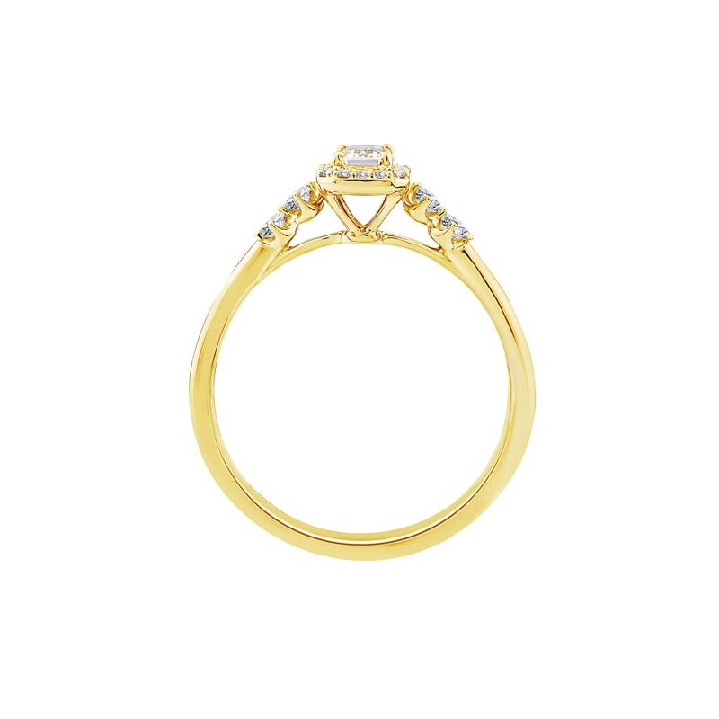 Lab Grown Diamond Promise Ring in 10K Yellow Gold &#40;1/2 ct. tw.&#41; – Image 2 of 3