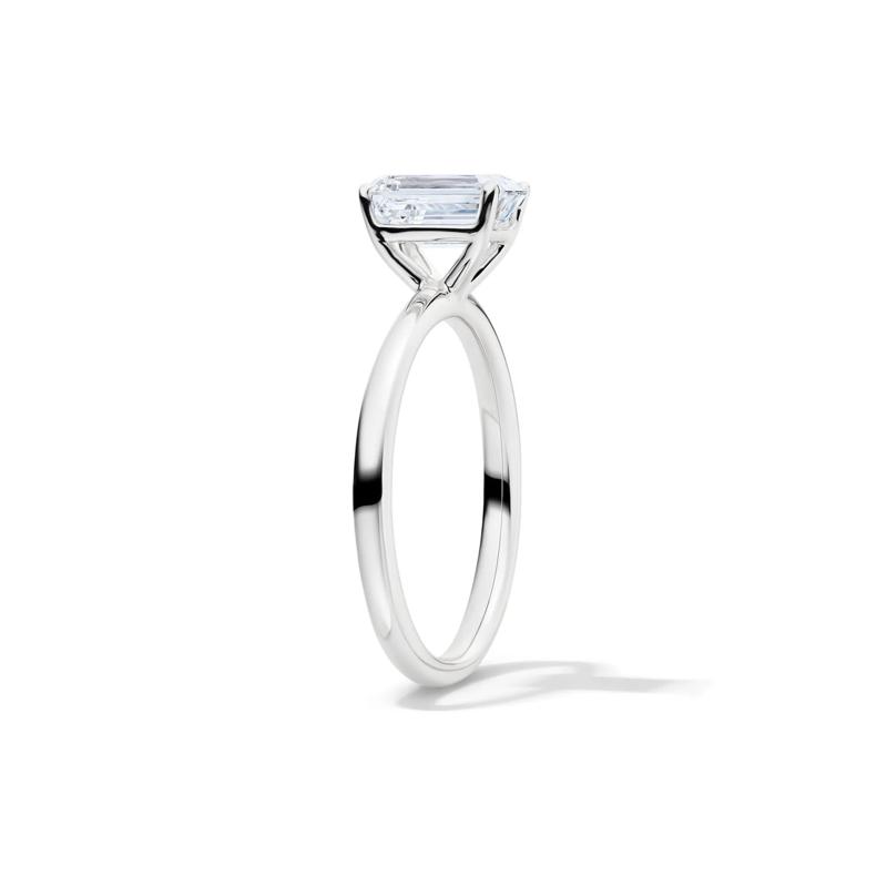 Lab Grown Diamond Emerald-Cut Solitaire Ring in Platinum &#40;1 1/2 ct.&#41; – Image 3 of 4