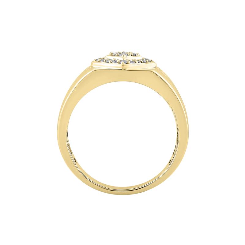Lab Grown Diamond Men&#39;s Ring in 10K Yellow Gold &#40;1/4 ct. tw.&#41; – Image 2 of 3
