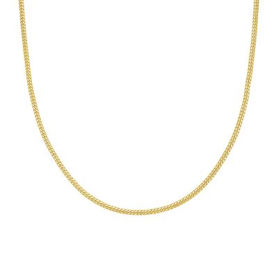 Men's 3.2MM Solid Cuban Chain in 10K Yellow Gold, 22"